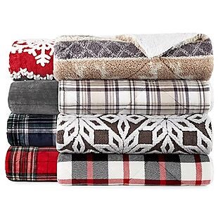 65% Off Reversible Holiday Throw