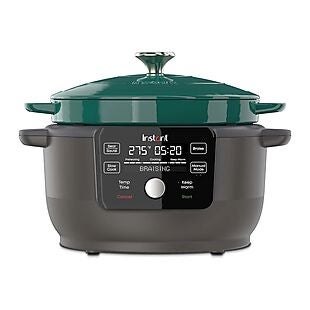 6qt Electric Cast-Iron Dutch Oven $70