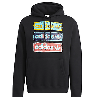 Adidas Men's Tri Linear Hoodie $16