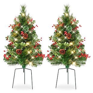 2ct Pathway Christmas Trees $50