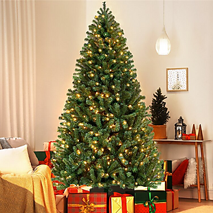 7.5' Pre-Lit Christmas Tree $140