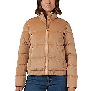 Corduroy Puffer Jacket $25