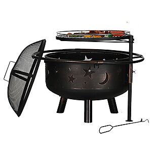 Fire Pit with Swivel Grill $100