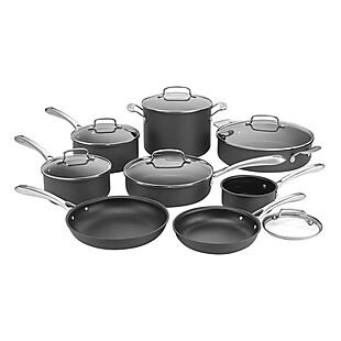 14pc Cuisinart Cookware Set $130 Shipped