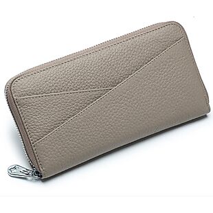 Long Leather Wallet $19