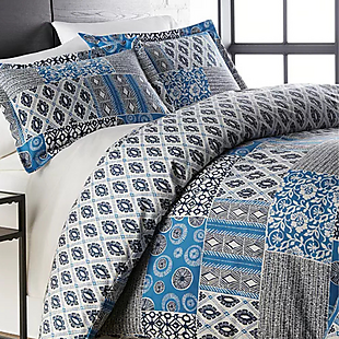 3pc Queen Patchwork Comforter Set $36