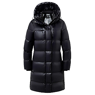 Women's Long Hooded Parka $40