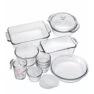 15pc Anchor Hocking Bakeware Set $30