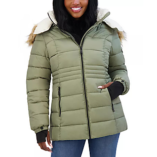 Steve Madden Puffer Coat $63