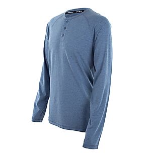 3 Eddie Bauer Henley Knit Shirts $29