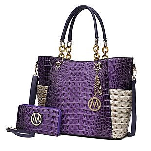 MKF 6-Pocket Tote & Wristlet Wallet $75