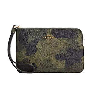 Coach Outlet Camo Wristlet $20