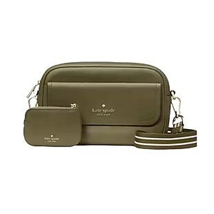 Kate Spade Leather Bag & Pouch $106