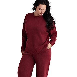 2pc Cozy Sweater Pajama Set $56