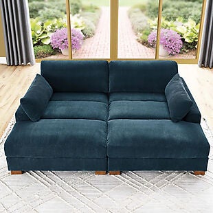 90" Corduroy Sleeper Sofa $620