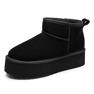 Women's Suede Snow Boots $37 with Prime