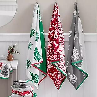 Martha Stewart Holiday Bath Towels $18