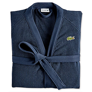 65% Off Lacoste Bath Robes + Free Ship