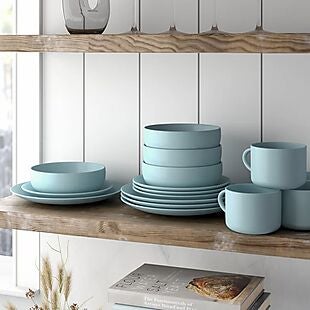 16pc Stoneware Dinnerware Set $28