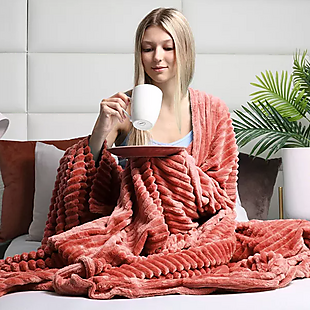 Corduroy Plush Blankets from $18