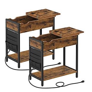 2 End Tables with Chargers $93