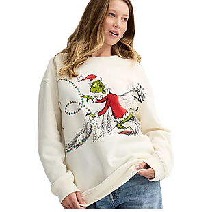 The Grinch Fleece Sweater $14