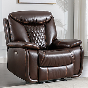 Leather Power Recliner with USB $370