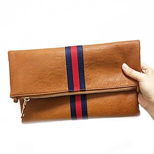 Faux-Leather Clutch $18