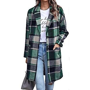 Women's Plaid Jacket $24