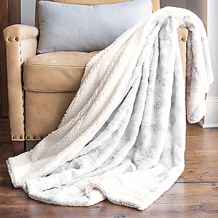 Lush Faux-Fur Throw $30 + Free Shipping