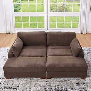 90" Corduroy Sleeper Sofa $530