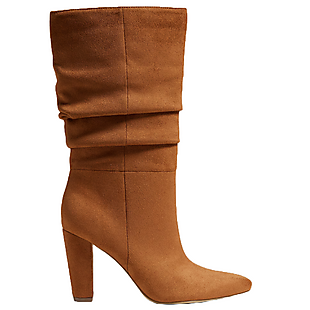 Vegan Leather Slouchy Boots $42