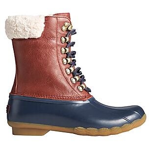 Sperry Leather Saltwater Duck Boots $35