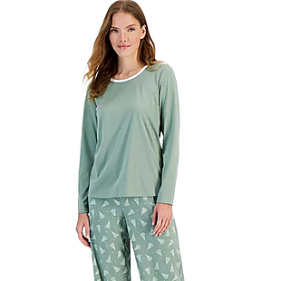 2pc Cotton-Blend Pajama Set $18