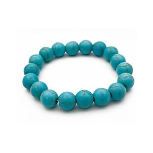 Created Turquoise Bracelet $12