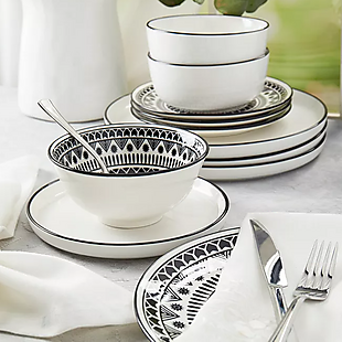 12pc Dinnerware Sets $23