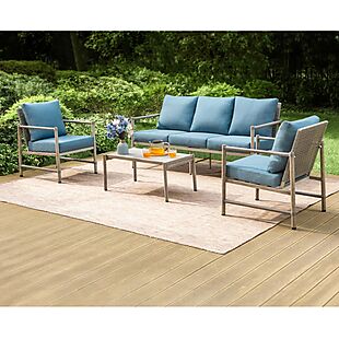 4pc Rattan Patio Conversation Set $480