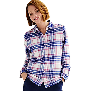 Women's Cotton Flannel Shirts $13