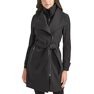 Calvin Klein Belted Wrap Coat $80