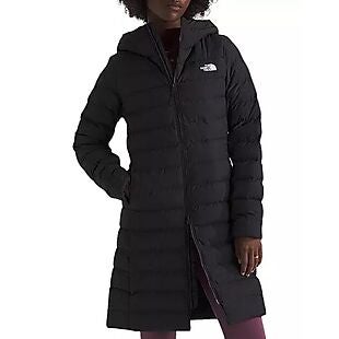 North Face Long Down Jacket $200