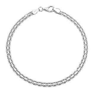 7" Silver Bombay Bracelet $19