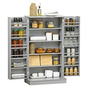 41" Kitchen Pantry with Doors $87