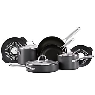 10pc Calphalon Cookware Set $120