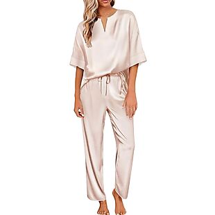 Women's Satin Pajamas $11