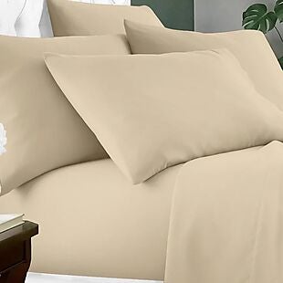 6pc Bamboo Sheets $25