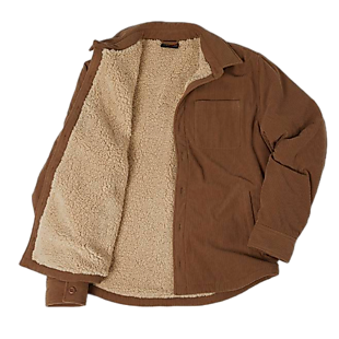 Corduroy Sherpa-Lined Shirt Jacket $25