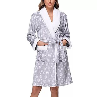 Plush Holiday Robe $18