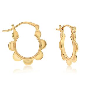 Gold-Filled Hoop Earrings $15