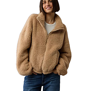 American Eagle Women's Sherpa Jacket $29