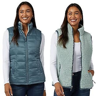 32 Degrees Reversible Sherpa Vest $25